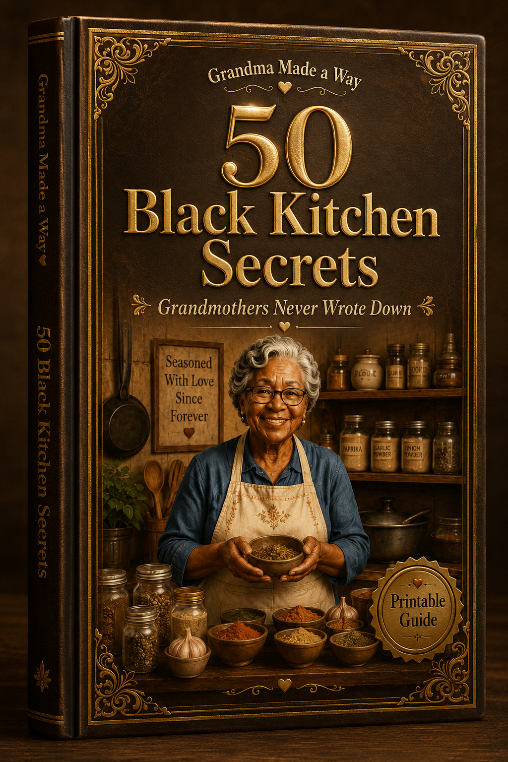 50 Black Kitchen Secrets premium cover